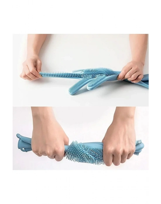 Silikon Bulaşık Yıkama Eldiveni Silikonlu Mutfak Eldiveni Temizlik Mutfak Eldiven