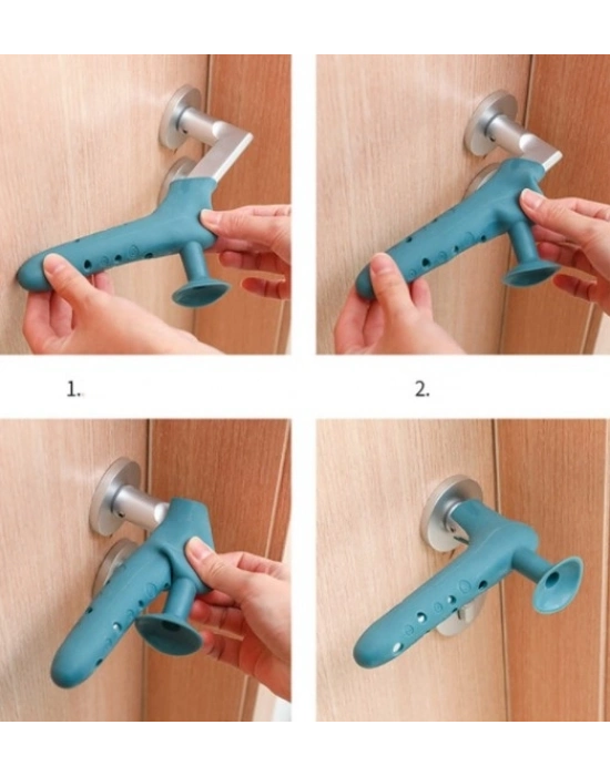 ® Silikon Duvar Koruyucu Kapı Stoperi GRİ