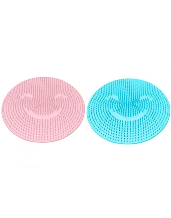 ®  Silikon Fırçalı Banyo Masaj Matı ve  Ayaklar için Topuk Masaj Paspası