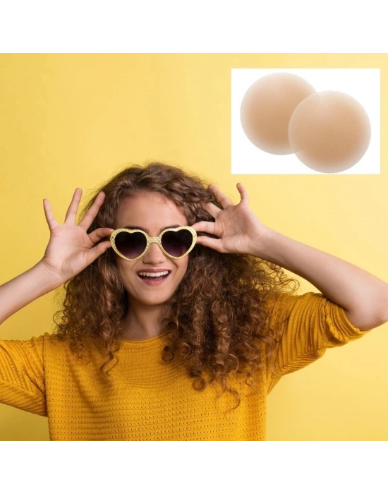 ®  Silikon Göğüs Ucu Kapatıcı Gizleyici Bant Aparat  Nipple Pad