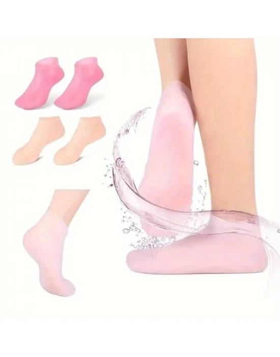 Silikon Jel Ayak Nemlendirici Çorap