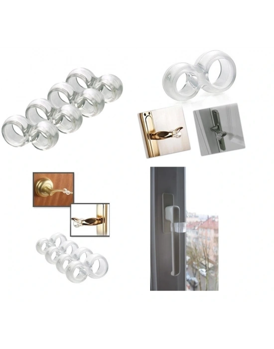 Silikon Kapı & Pencere Vurma Önleyici Stoper Kapı Tamponu 4 Adet