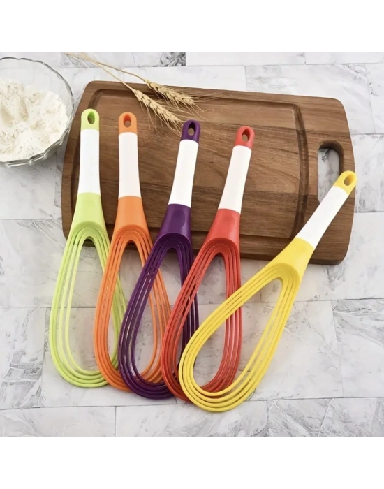 Silikon Saplı 2 İşlevli Çırpıcı (balon Ve Düz)