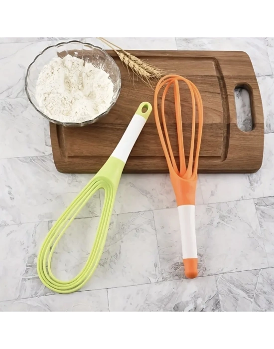 Silikon Saplı 2 İşlevli Çırpıcı (balon Ve Düz)