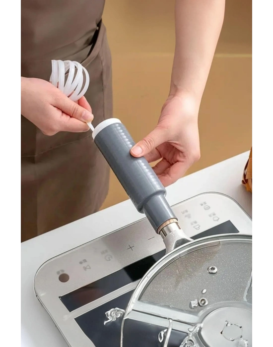 Silikon Saplı Pratik Mutfak Gereci Kaplama Uçlu Çok Amaçlı 14 cm