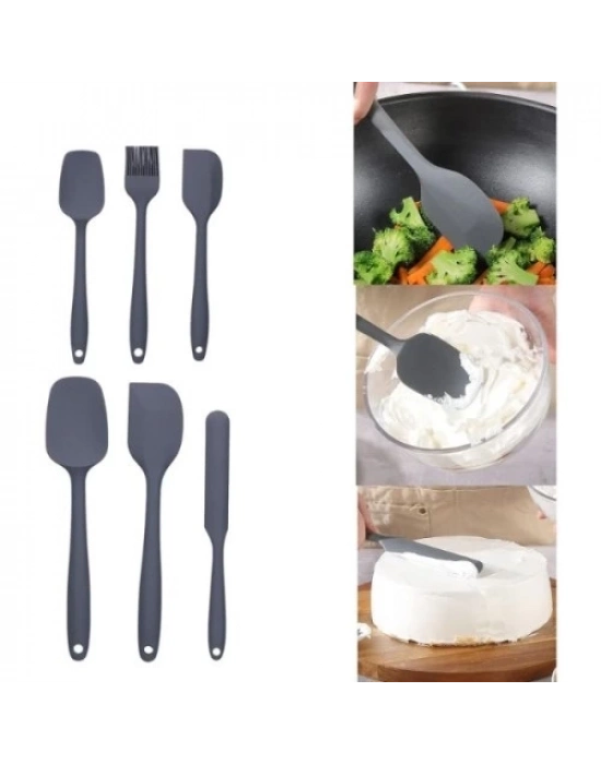 Silikon Spatula ve Fırça Seti