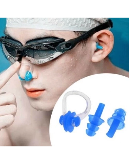 Silikon Su Geçirmez Kulak & Burun Tıkacı