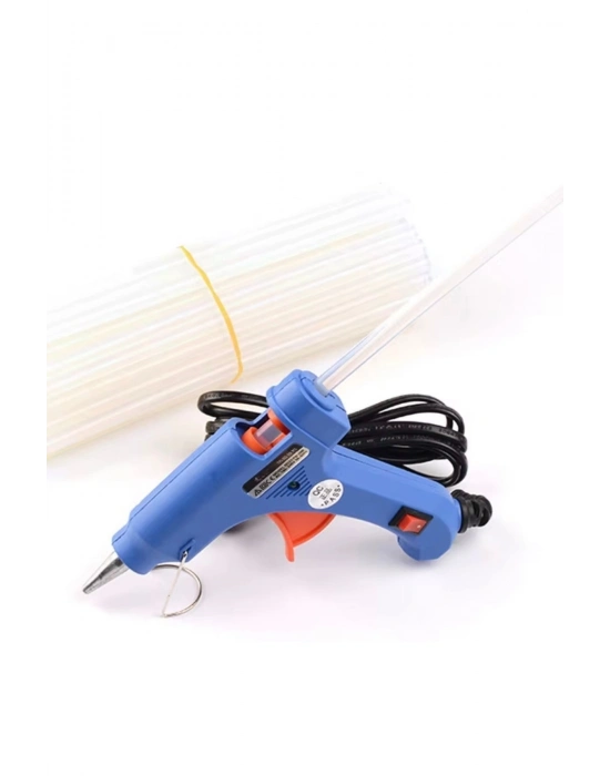 ® Silikon Tabancası İçin İNCE Silikon Çubuk 10’lu Paket – Şeffaf