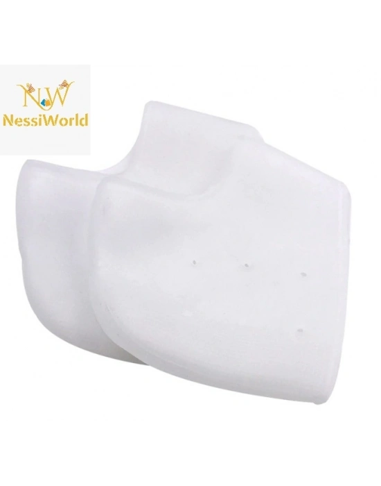 Silikon Topuk Çorabı Beyaz Renk