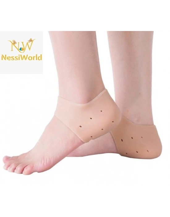 Silikon Topuk Çorabı Ten Rengi