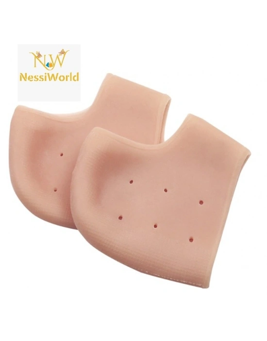 Silikon Topuk Çorabı Ten Rengi