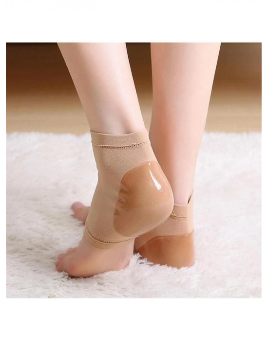 Silikon Topuk Nemlendirici Çorap