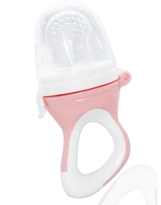 Silikon Uçlu Meyve Sebze Emziği 600 Pembe
