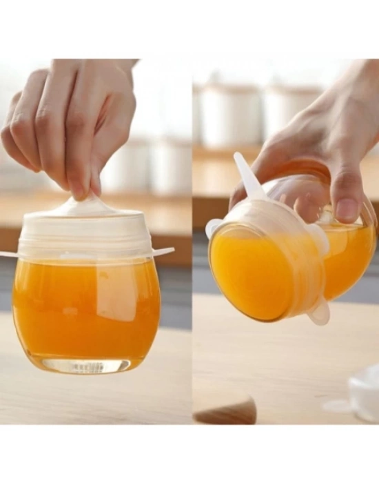 Silikon Yemek Saklama Kapak Seti 6 Adet