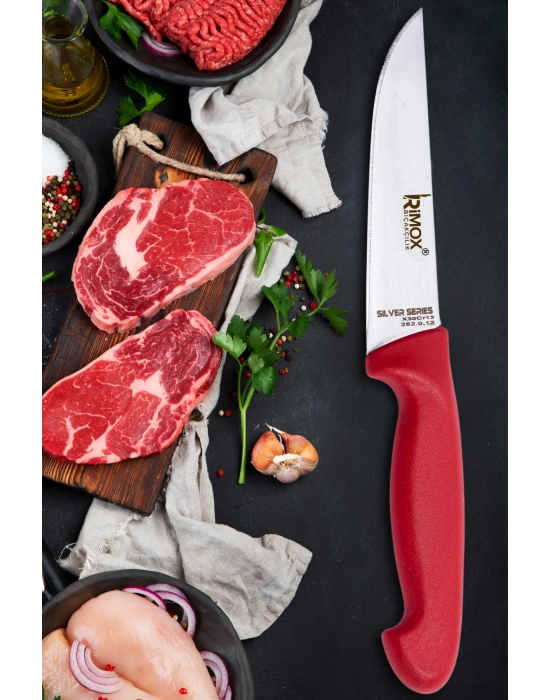 Silver Serisi Kasap ve Ev Mutfak Bıçağı Çelik Kasap No:1