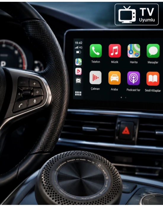 Sim Kart Takılabilen CarPlay Android Auto TV Stick 4G Destekli Medya Kutusu