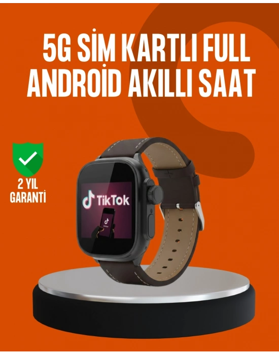 SIM Kartlı Akıllı Saat AMOLED Ekran Android Sistem