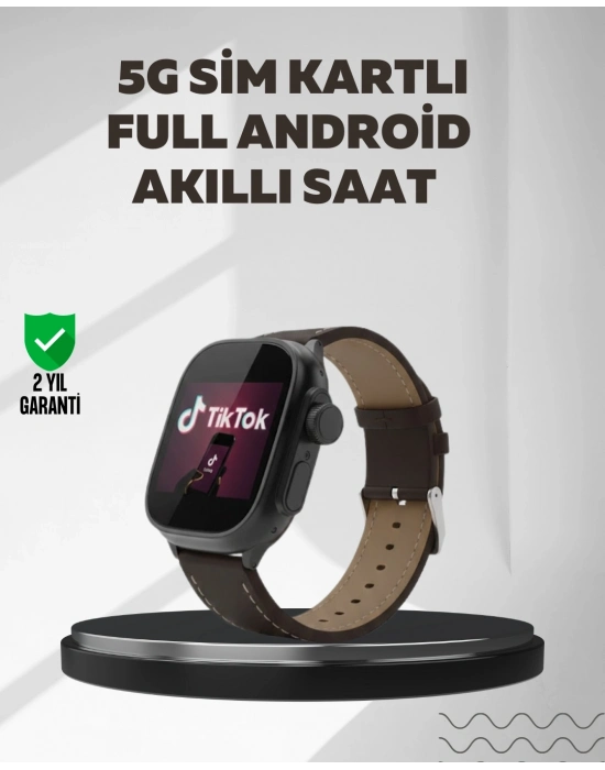 SIM Kartlı Akıllı Saat GPS WiFi Bluetooth Destekli