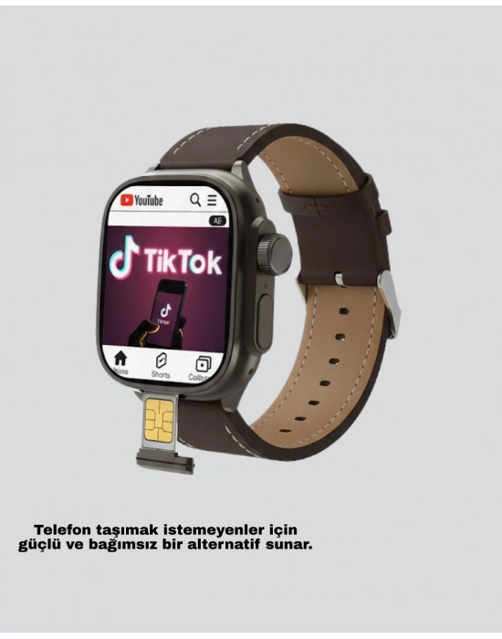 SIM Kartlı Akıllı Saat GPS WiFi Bluetooth Destekli