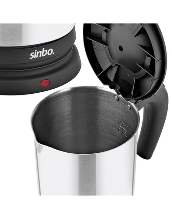 Sinbo Araç İçi Kettle Paslanmaz Çelik