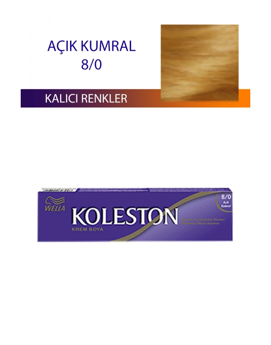 Single Tüp Boya Saç Boyası Açık Kumral 8/0