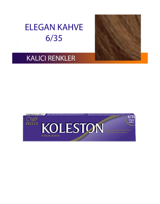 Single Tüp Boya Saç Boyası Elegan Kahve 6/35