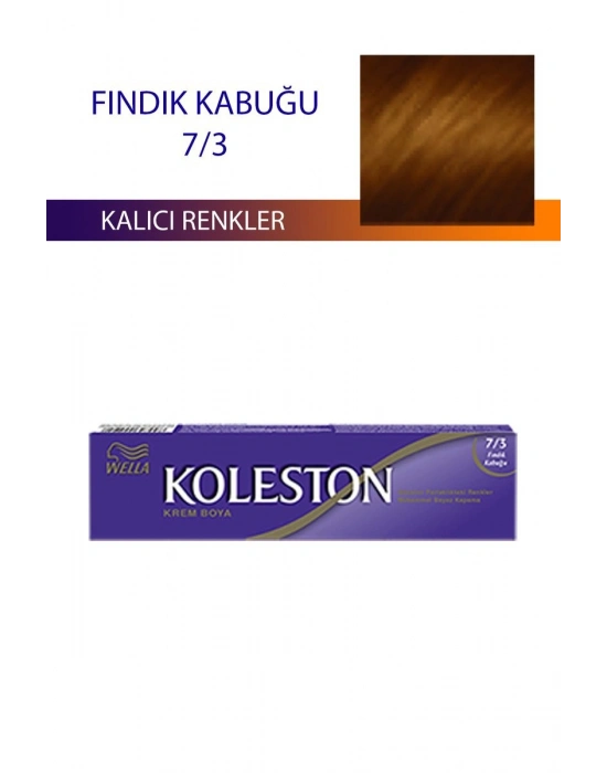 Single Tüp Boya Saç Boyası Fındık Kabuğu 7/3