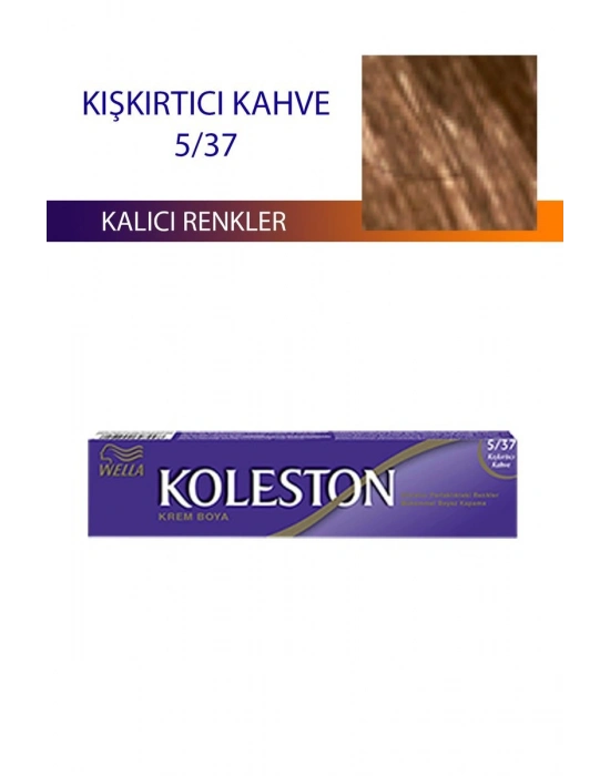 Single Tüp Boya Saç Boyası Kışkırtıcı Kahve 5/37