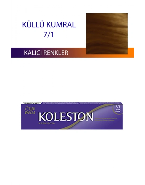 Single Tüp Boya Saç Boyası Küllü Kumral 7/1