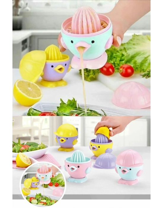 Şirin Limon Portakal Sıkacağı Karışık Renkli