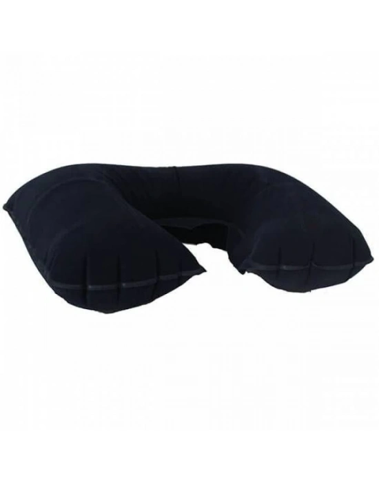 Şişme Seyahat Yastığı Gri Lacivert