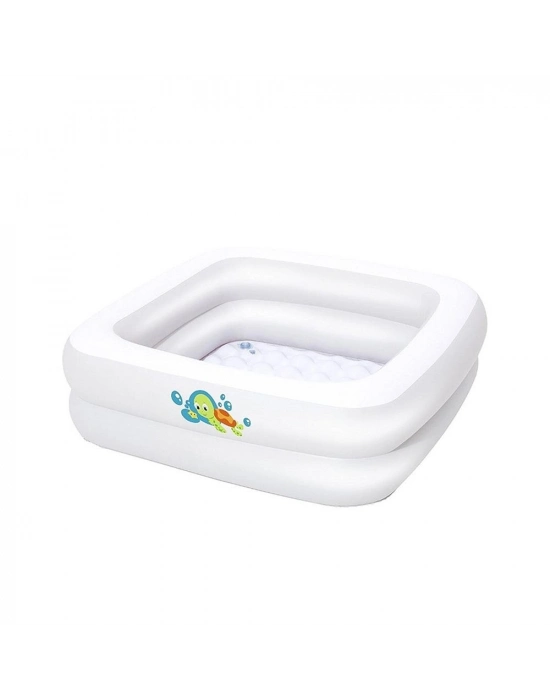 ®  Şişme Zemin Bebek Havuz - Küveti (86 X 86 X 25Cm) 51116