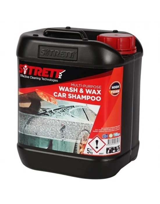 ® SİTRETT MX  Cilalı Boya Korumalı Oto Şampuanı Endüstriyel + 5 Kg