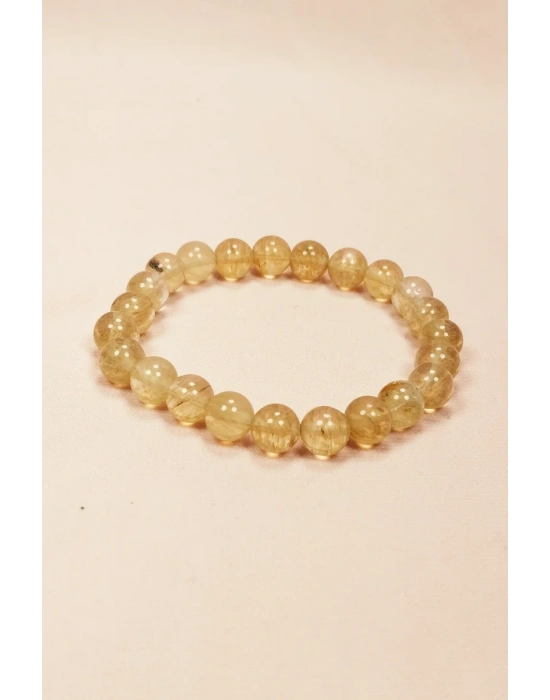 Sitrin Doğal Taş Bileklik Kutulu