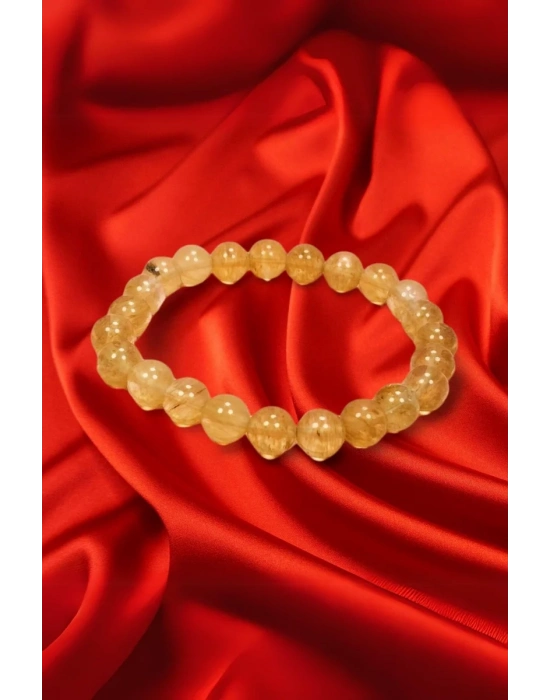 Sitrin Doğal Taş Bileklik Kutulu