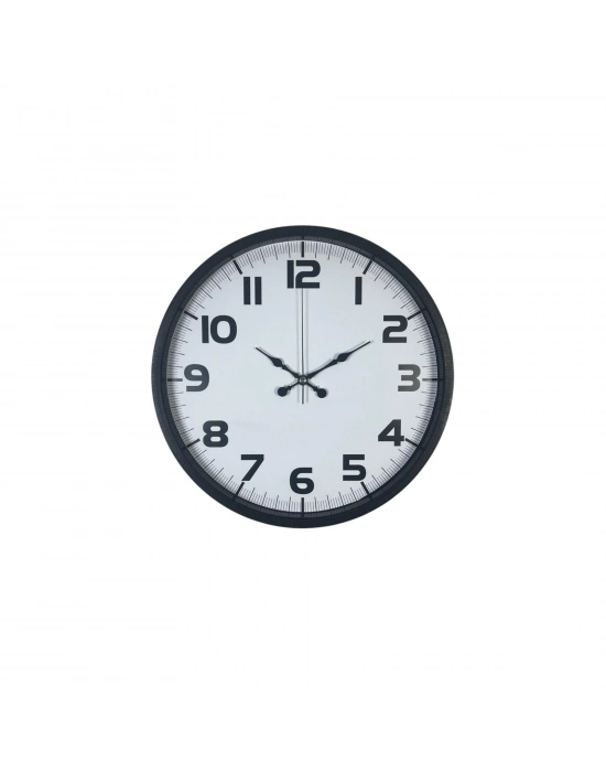 Siyah 36 Cm Büyük Rakamlı Duvar Saati