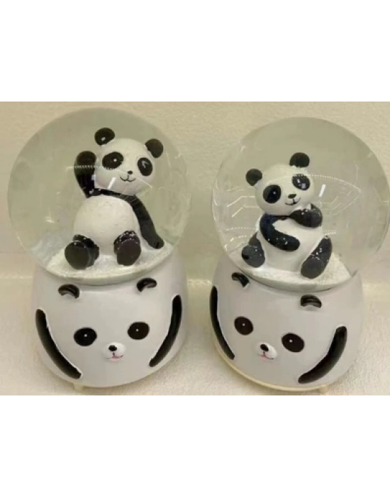 Siyah-beyaz Panda Kar Küresi Orta Boy