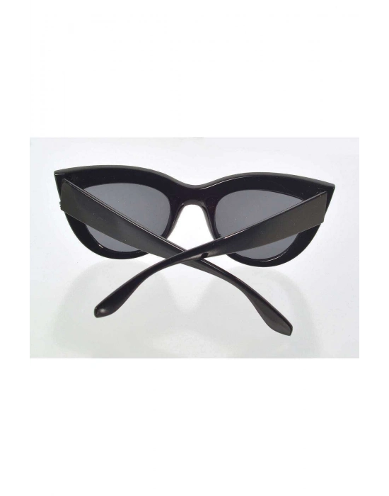 Siyah Çerçeve Cat Eye Kadın Güneş Gözlüğü - Moda Gözlük
