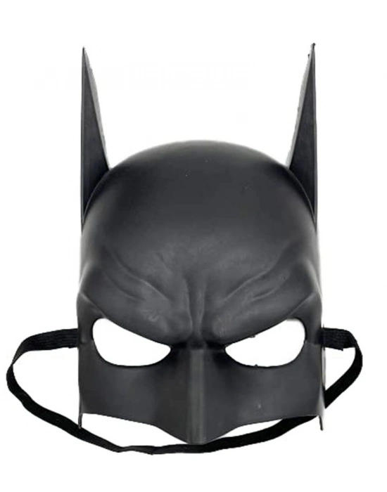 Siyah Çocuk Batman Maskesi Lastikli