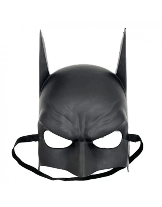 Siyah Çocuk Batman Maskesi Lastikli