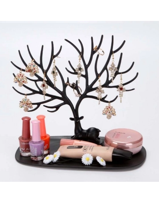 ® Siyah Geyik Tasarımlı Takı Mücevher Standı