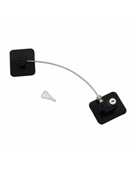 Siyah Plaka Halatlı Emniyet Kilidi