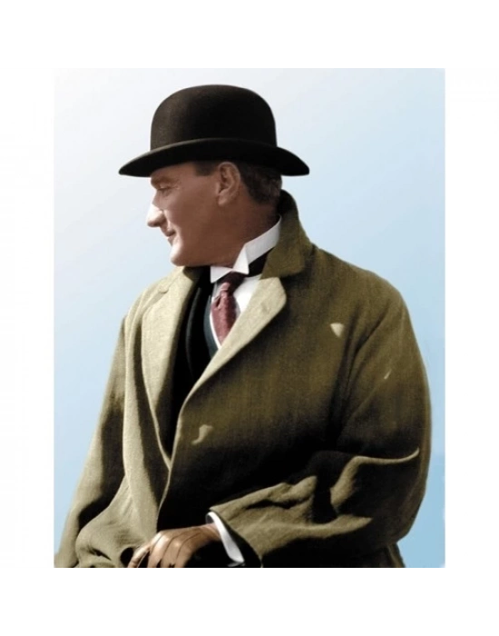 Siyah Renk Atatürk Şapkası