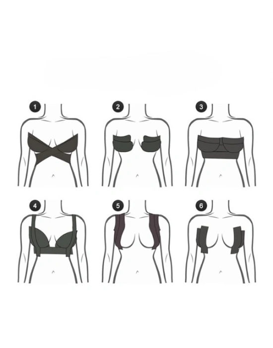 Siyah Renk Göğüs Dikleştirici Bant