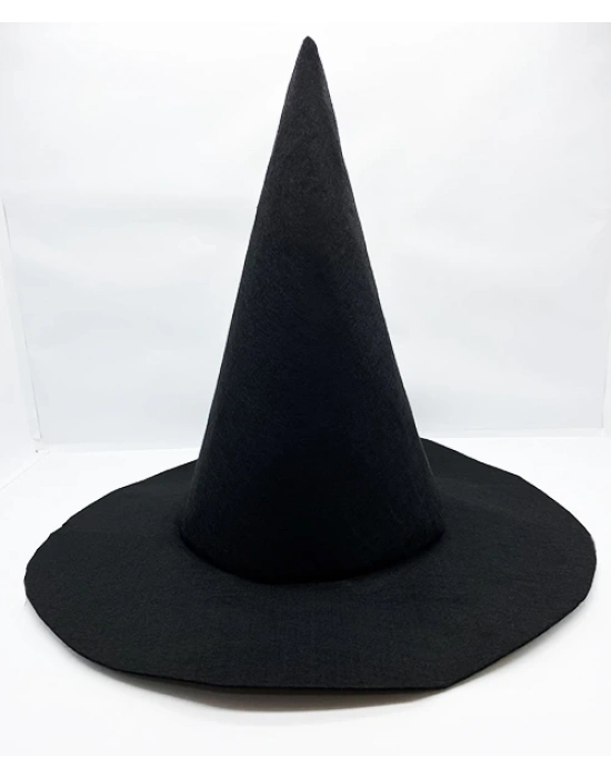 Siyah Renk Keçe Cadı Şapkası