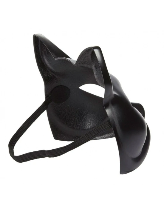 Siyah Renk Lüks Kedi Maskesi 12x13 Cm