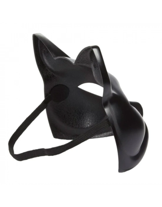 Siyah Renk Lüks Kedi Maskesi