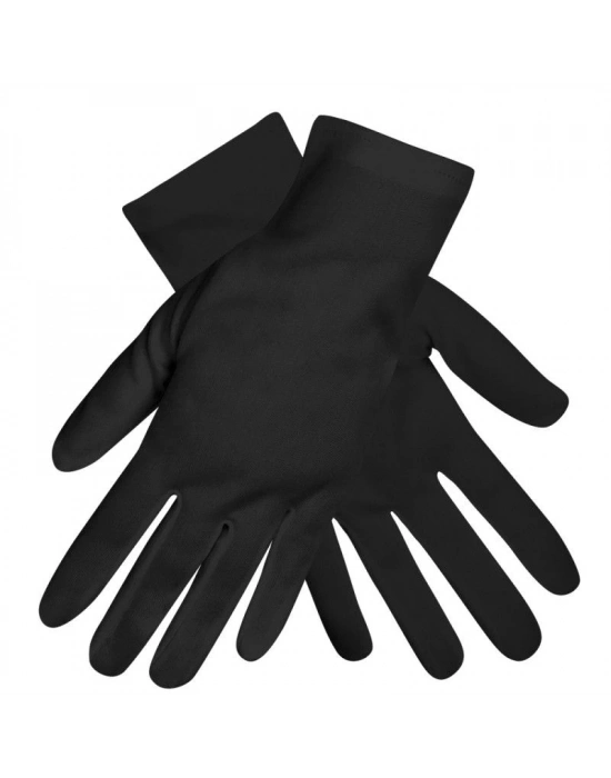 Siyah Renk Yetişkin Boy Likralı Gösteri Eldiveni