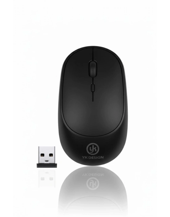®  Siyah Renkli Ergonomik Sessiz Kablosuz Mouse – USB Alıcılı, Ofis ve Oyun İçin Konforlu Bilgisayar Faresi MS6310