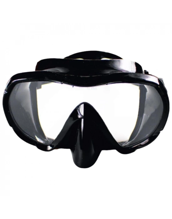 Siyah Silikon Tek Maske Tempered - 299